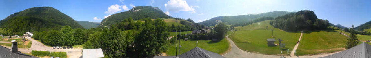 Webcam du centre d'accueil des Aillons-Margériaz